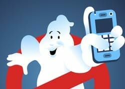 Ghost with a phone