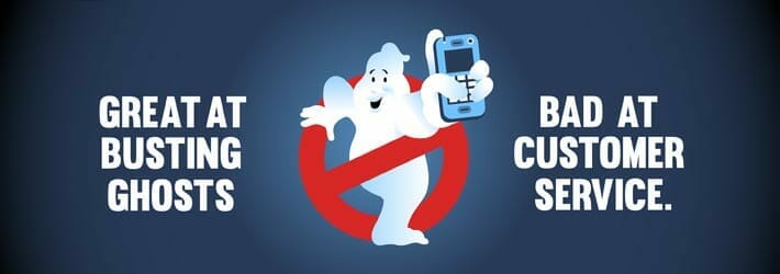 Ghostbuster with a phone