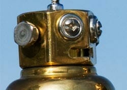 Gold Robot Talking