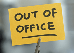 Out of Office Sign