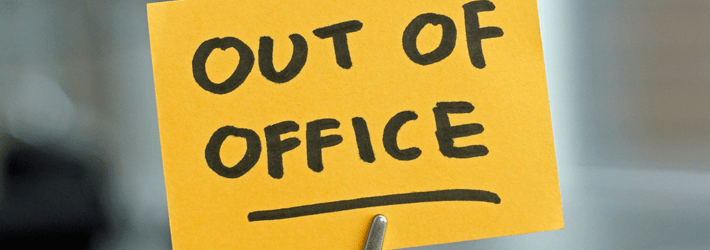 Out of Office Sign