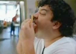 Road Trip Hotatio Sanz licking toast