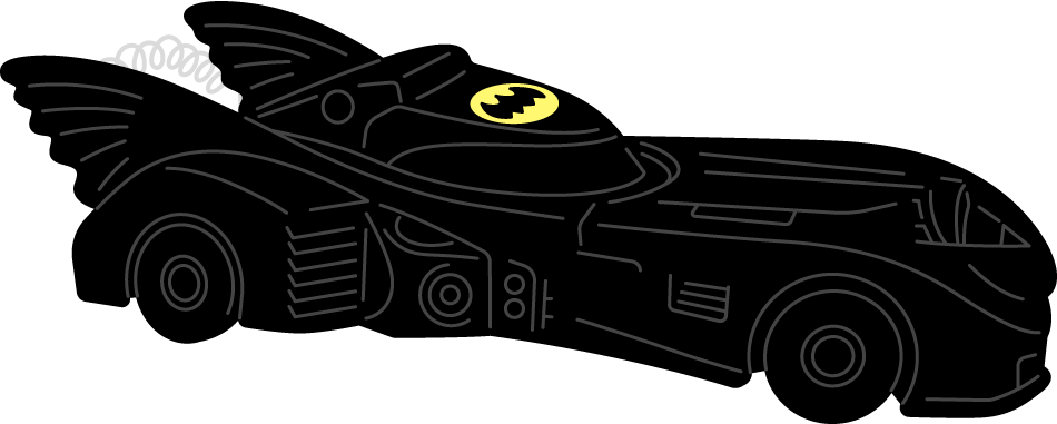 Bat-mobile Novelty Phone