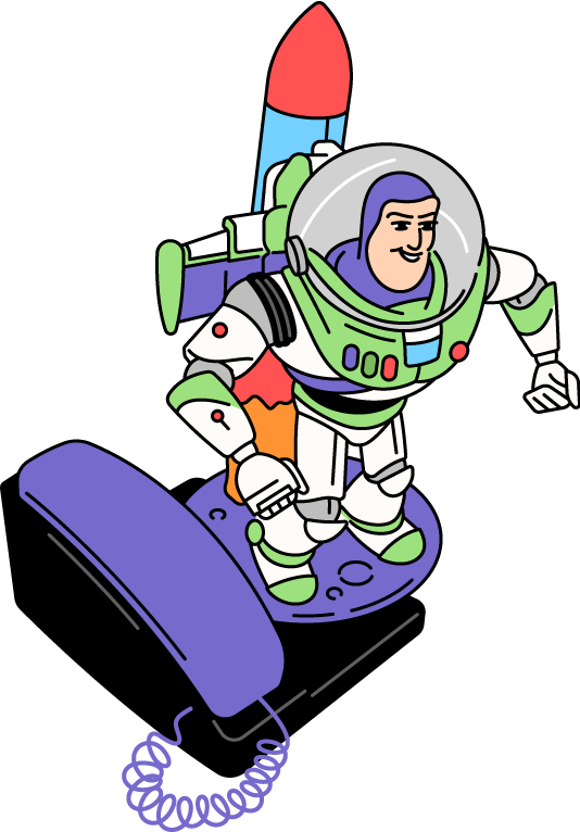 Buzz Lightyear Novelty Phone
