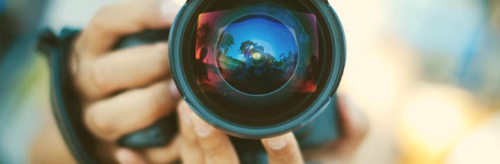 Photographer taking a picture