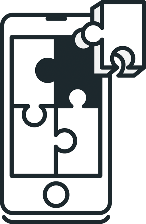 Cell Phone Puzzle Icon