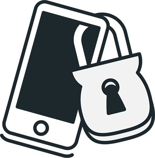 Locked Cell Phone Icon