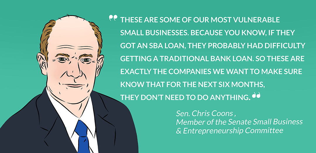 Chris Coons PPP Loan Quote