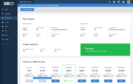 Control Billing Details