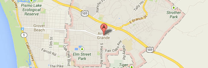 Map of Arroyo Grande, California