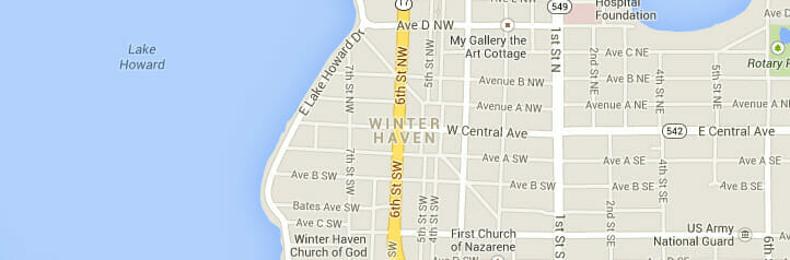 Map of Winter Haven, Florida