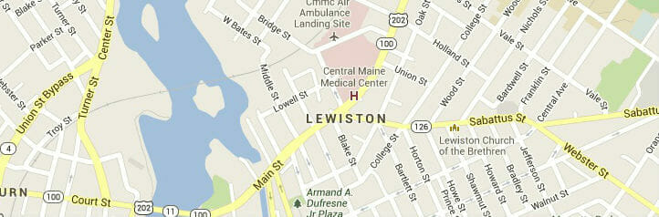 Map of Lewiston, Idaho