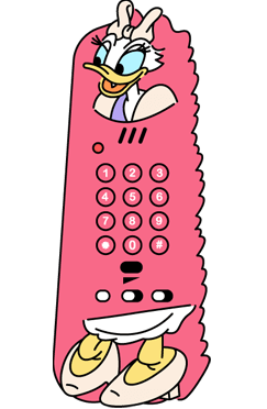 Daisy Duck Novelty Phone