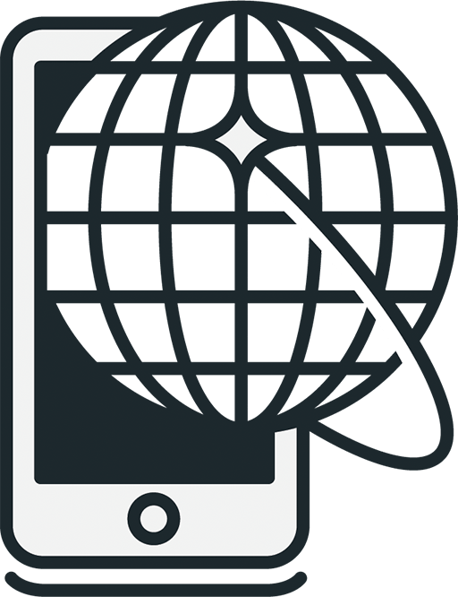 Global Cell Phone Icon