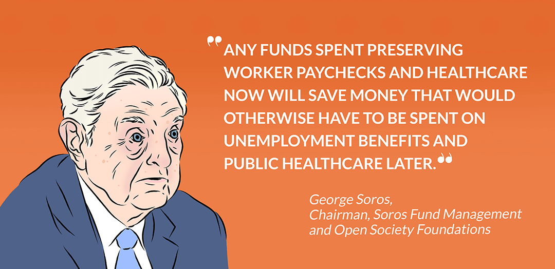 George Soros PPP Loan Quote
