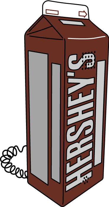 Hershey's Chocolate Milk Novelty Phone