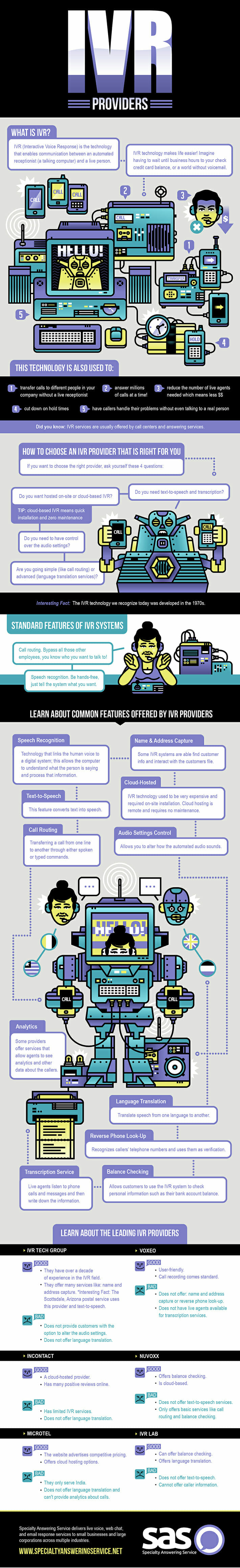 IVR Providers Infographic