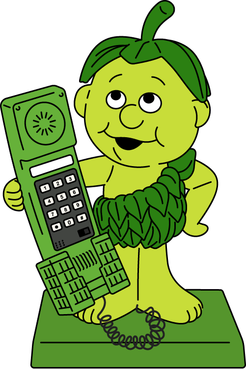 Jolly Green Giant Novelty Phone