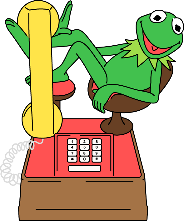 Kermit The Frog Novelty Phone