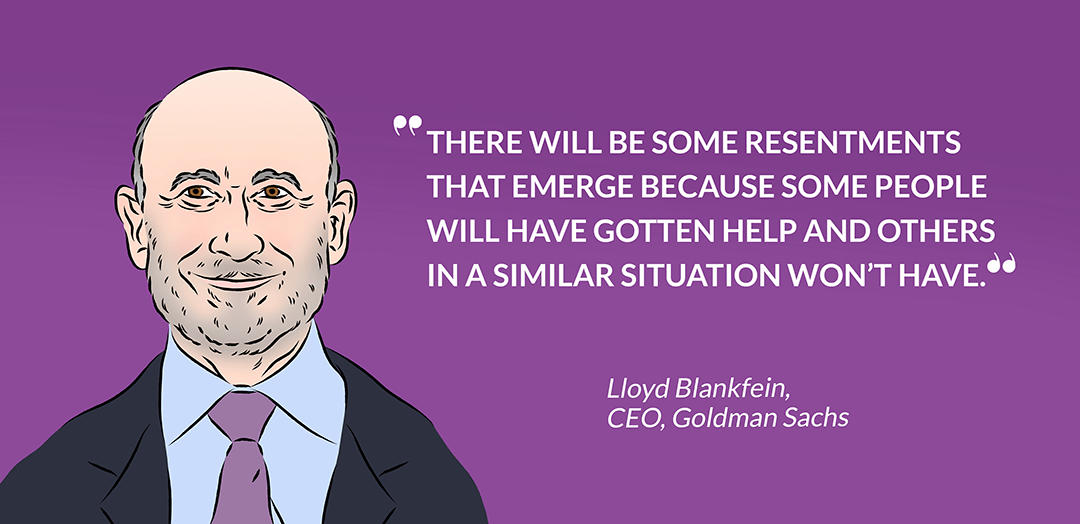 Lloyd Blankfein PPP Loan Quote