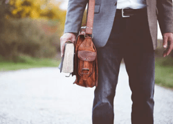 Business Person Holding Book