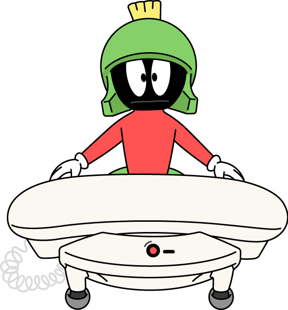 Marvin The Martian Novelty Phone