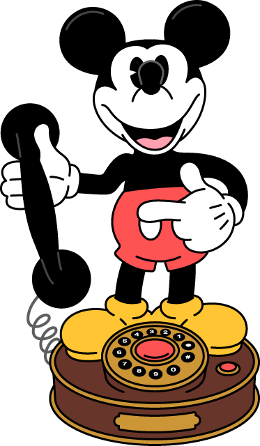 Mickey Mouse 4 Novelty Phone