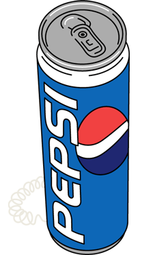 Pepsi Can Novelty Phone