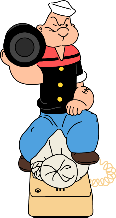 Popeye 2 Novelty Phone