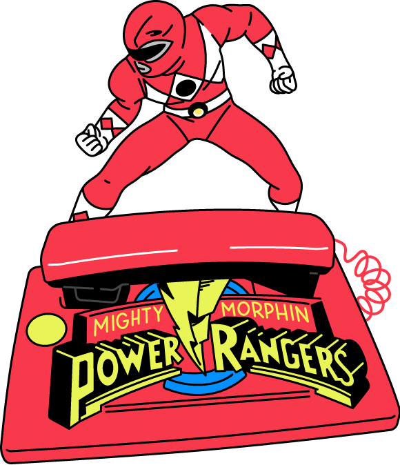 Power Rangers Novelty Phone