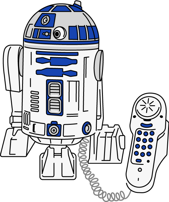 R2D2 Novelty Phone