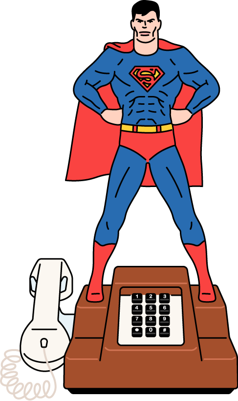 Superman Novelty Phone