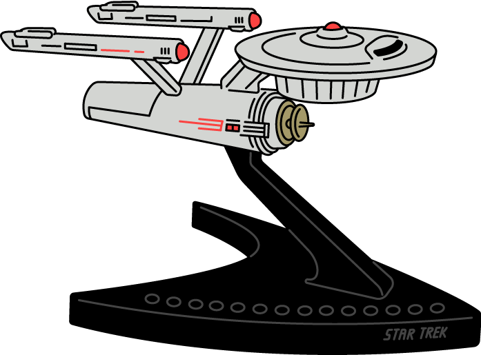 USS Enterprise NCC 1701 Novelty Phone