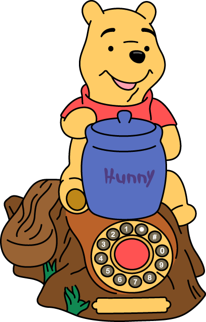 Winnie And Piglet Novelty Phone