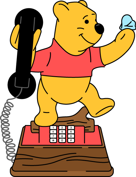 Winnie The Pooh 1 Novelty Phone