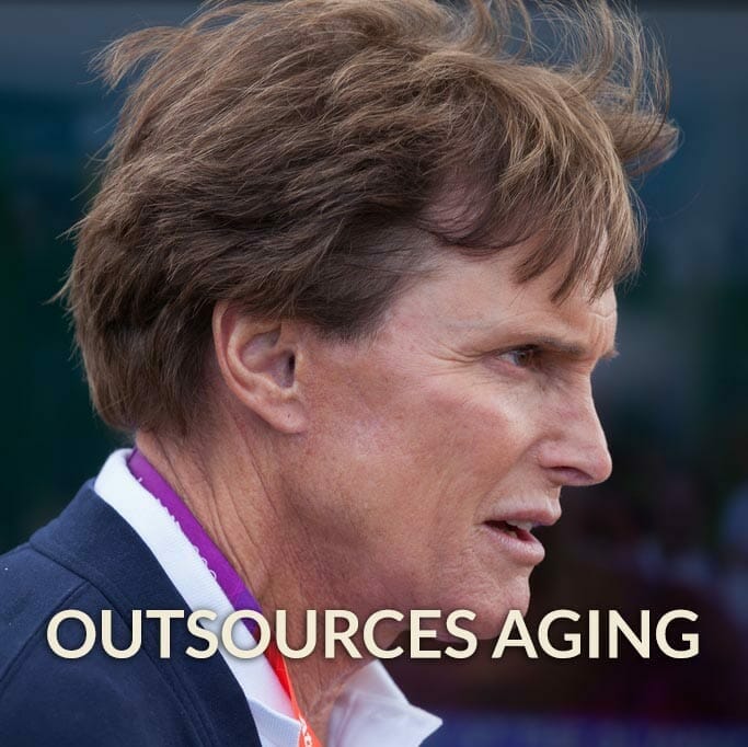 Bruce Jenner Outsources Aging