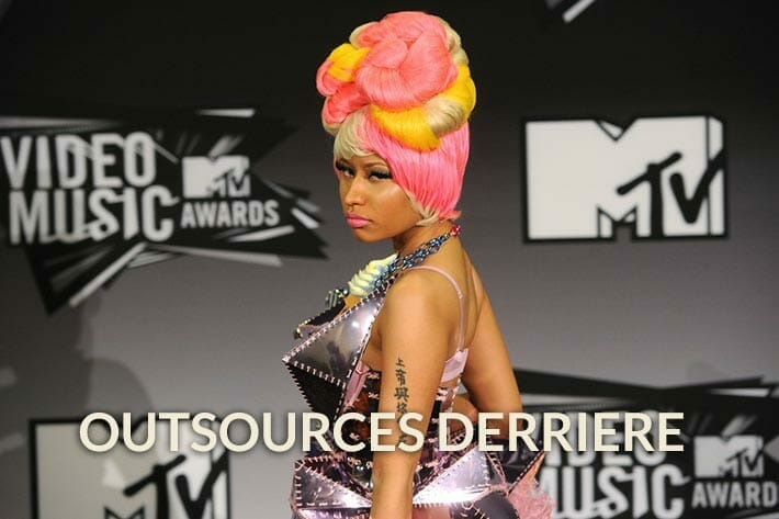 Nicki Minaj Outsources Derriere